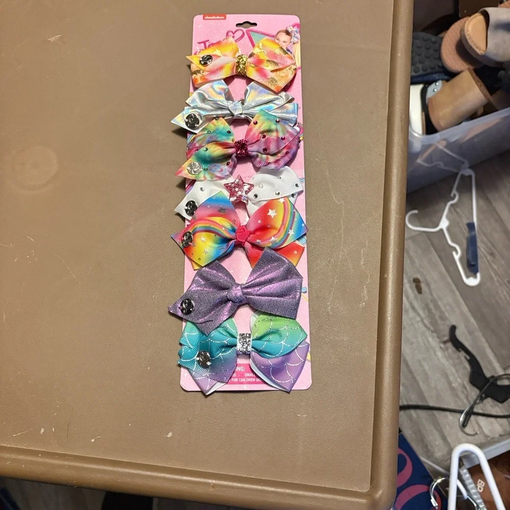 JoJo Siwa Colorful Star and Rainbow Hair Bow Collection